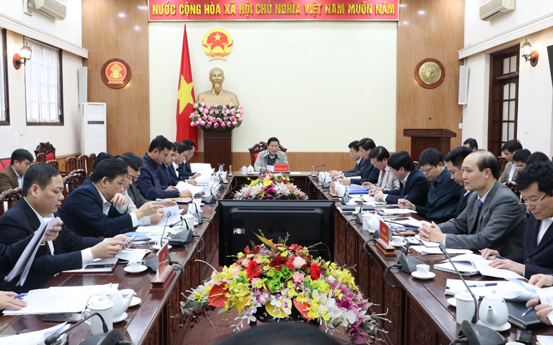 Rà soát 44 chương trình, đề án, dự án, công trình trọng điểm của tỉnh