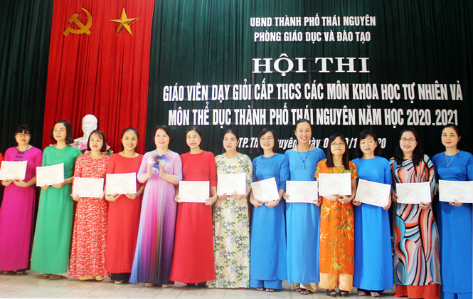 Thành phố Thái Nguyên: 115 giáo viên đạt Giáo viên dạy giỏi
