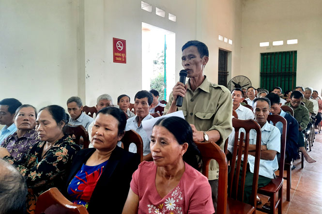 Đại biểu HĐND tỉnh tiếp xúc cử tri