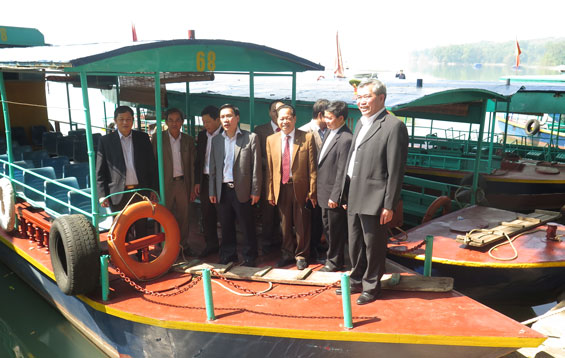 Kiểm tra công tác chuẩn bị Lễ khởi công xây dựng Khu du lịch Hồ Núi Cốc