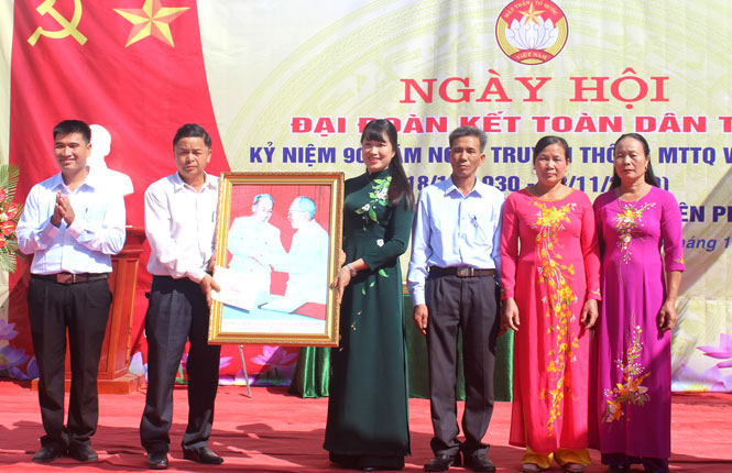 Thôn Giã Thù tổ chức Ngày hội Đại đoàn kết toàn dân tộc