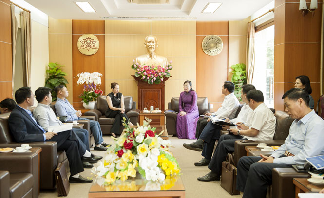 Lãnh đạo tỉnh tiếp nhà đầu tư