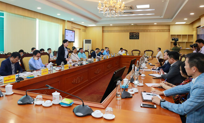 Đồng chí Bí thư Tỉnh uỷ tiếp và làm việc với các nhà đầu tư