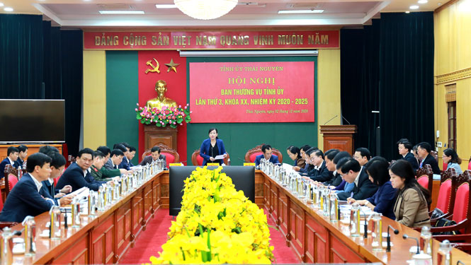 Hội nghị Ban thường vụ Tỉnh ủy khóa XX lần thứ 3: Cho ý kiến vào nhiều nội dung quan trọng