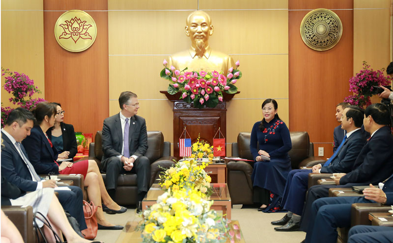Đại sứ Hoa Kỳ tại Việt Nam thăm và làm việc với Thái Nguyên