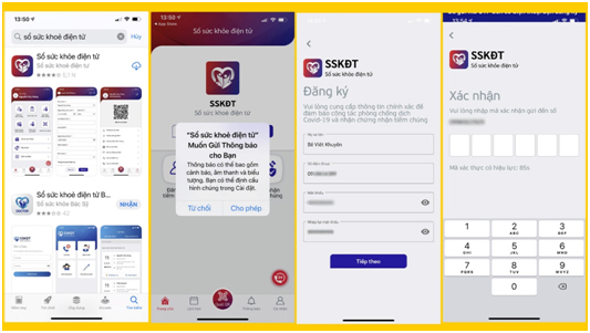HƯỚNG DẪN CÀI ĐẶT VÀ SỬ DỤNG ỨNG DỤNG “SỔ SỨC KHOẺ ĐIỆN TỬ”