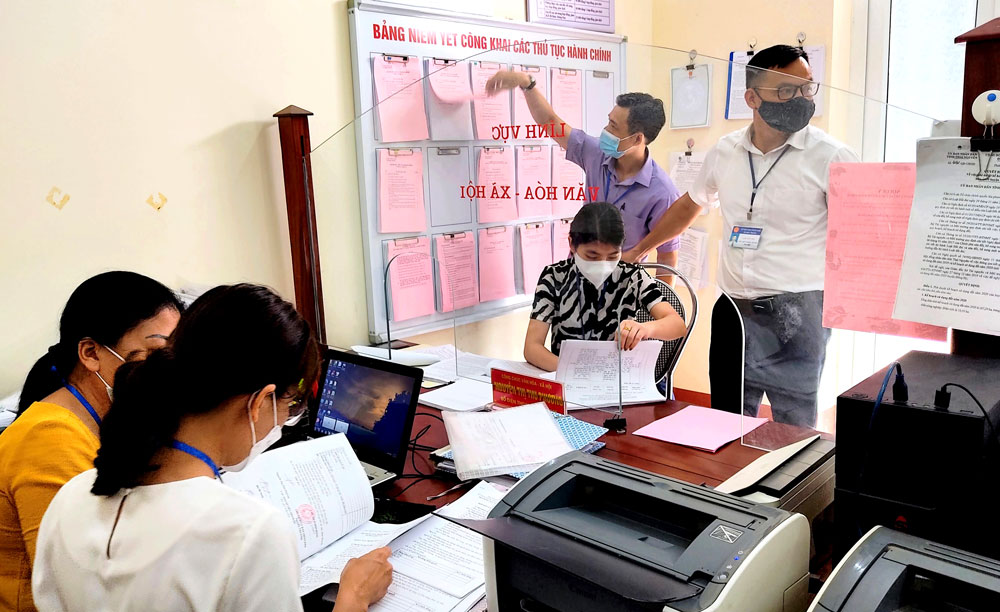 Cải cách hành chính ở Đồng Hỷ: Nâng cao trách nhiệm của cán bộ