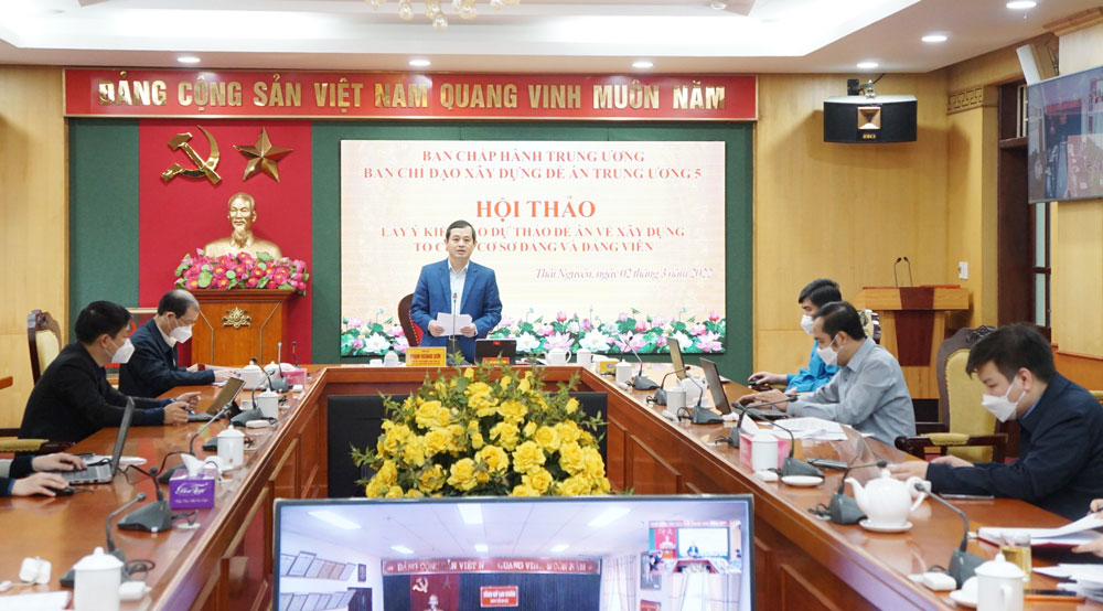 Nhiều ý kiến đóng góp vào Đề án về xây dựng tổ chức cơ sở đảng, đảng viên