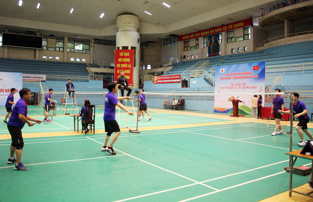 Giao lưu thể thao giữa 2 tỉnh Thái Nguyên và Gyeongsangbuk (Hàn Quốc)