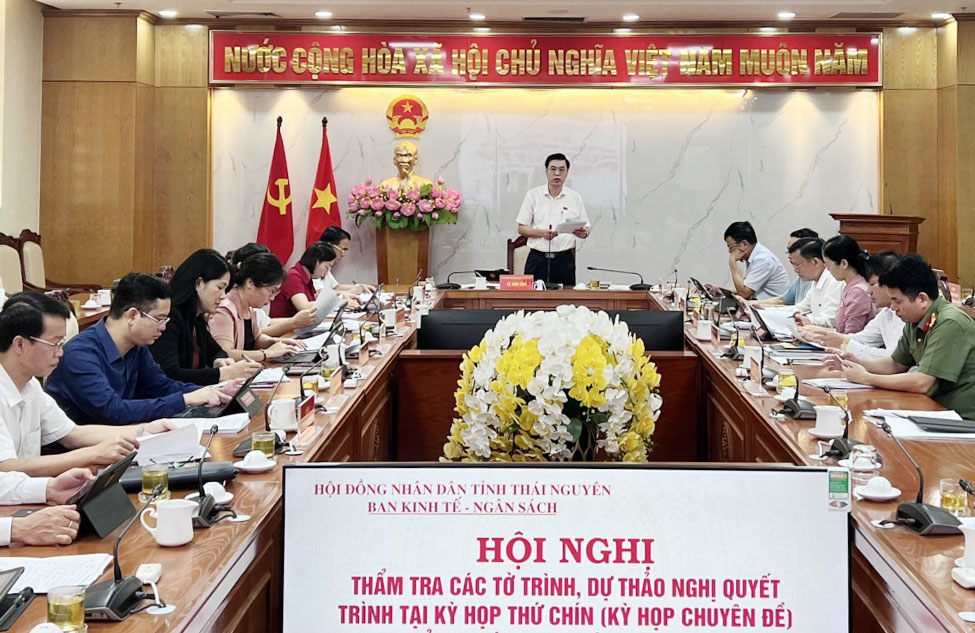 Ban Kinh tế - Ngân sách HĐND tỉnh: Thẩm tra các tờ trình, dự thảo nghị quyết