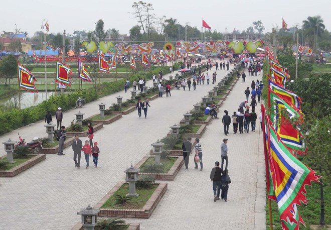 Hoàn tất công tác chuẩn bị khai hội đền Trần-Thái Bình năm 2016