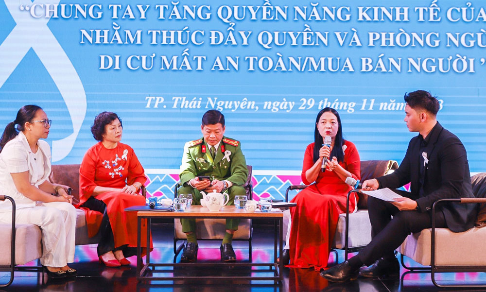 Tăng quyền năng kinh tế của phụ nữ, phòng ngừa di cư mất an toàn, mua bán người