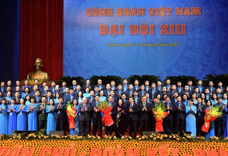 Đại hội XIII Công đoàn Việt Nam thành công tốt đẹp