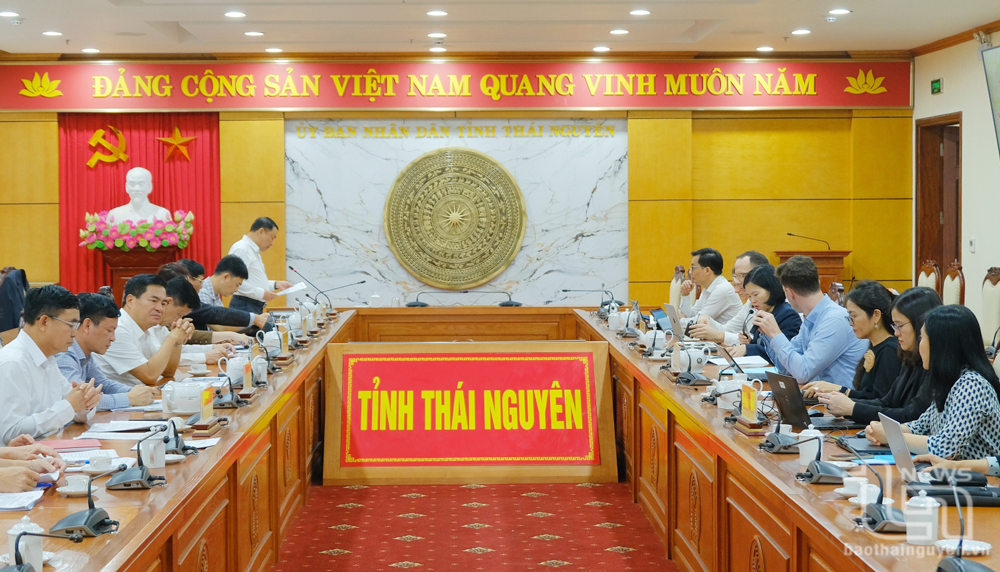 Lãnh đạo tỉnh làm việc với Đoàn công tác của Ngân hàng Thế giới
