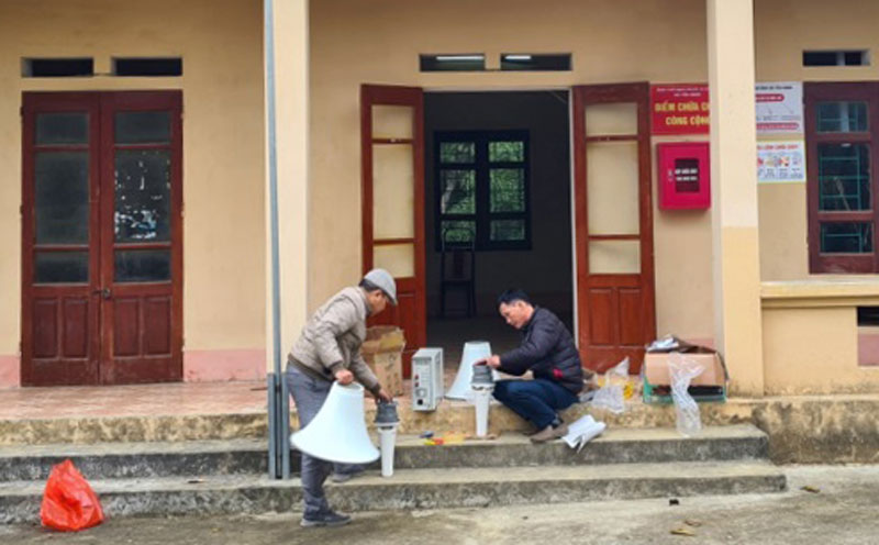 Hiệu quả loa thông minh ở xóm vùng sâu, vùng xa