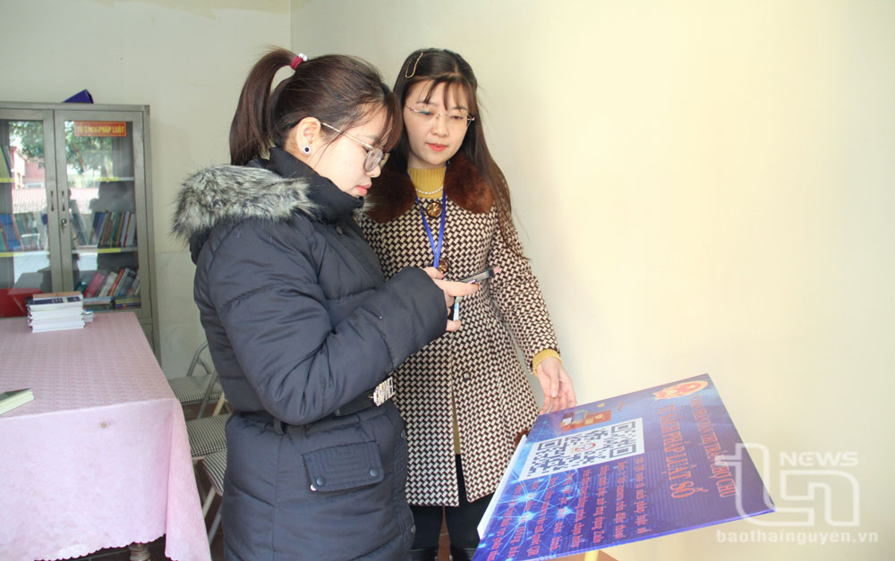 Đọc sách trên nền tảng số ở Chợ Chu