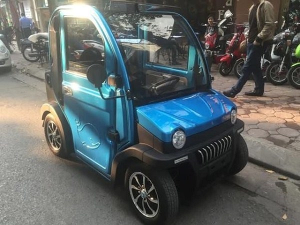 Xe ôtô điện rao bán trên mạng không được lưu thông trên đường