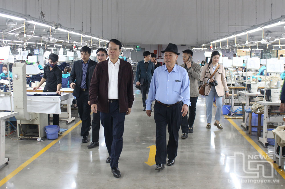 Bí thư Thành ủy Thái Nguyên kiểm tra tiến độ một số công trình, dự án