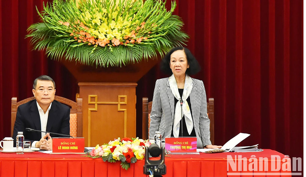 Thường trực Ban Bí thư giao ban công tác với Bí thư các tỉnh ủy, thành ủy