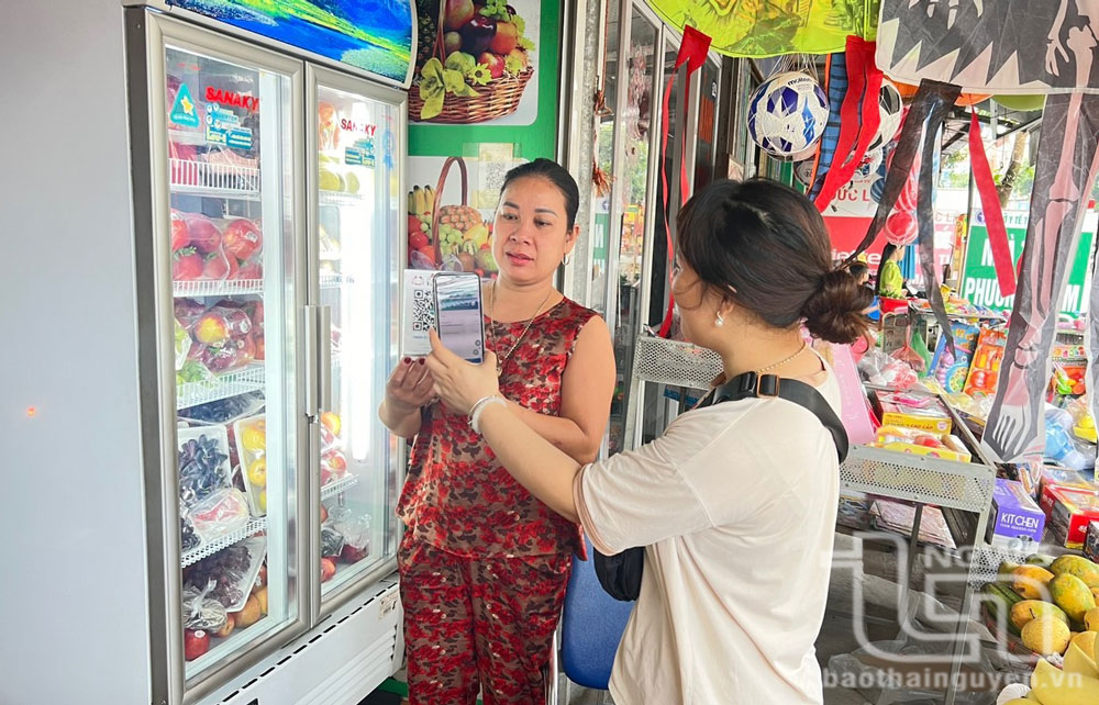 Phổ Yên thúc đẩy thanh toán không dùng tiền mặt 