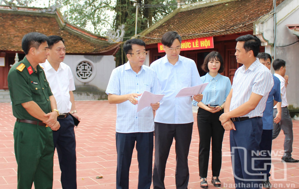 Lãnh đạo tỉnh kiểm tra một số dự án tại Phổ Yên