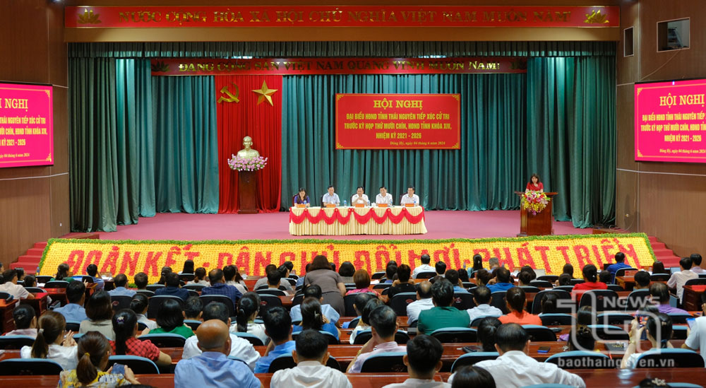 Đồng chí Chủ tịch UBND tỉnh trả lời nhiều kiến nghị của cử tri Đồng Hỷ