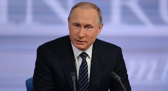 Tổng thống Nga Putin bắt đầu cuộc họp báo thường niên 2015