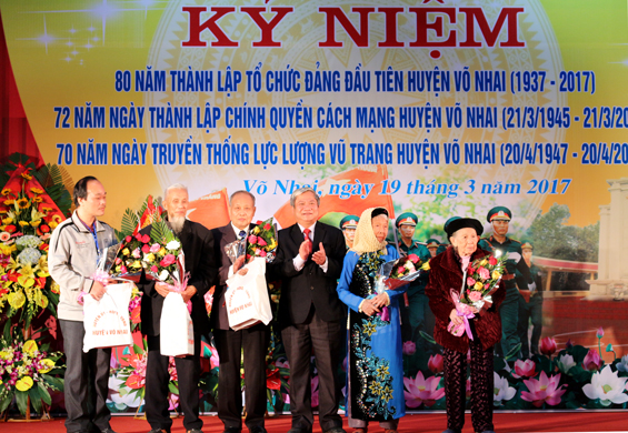 Võ Nhai kỷ niệm 80 năm thành lập tổ chức Đảng đầu tiên của huyện