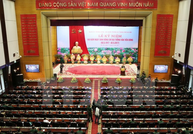 Trang trọng Lễ kỷ niệm 100 năm Ngày sinh Đại tướng Văn Tiến Dũng