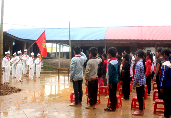 Mái trường vùng cao Lũng Luông