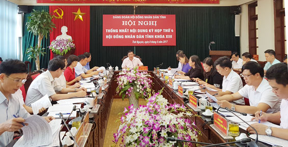 Thống nhất nội dung kỳ họp thứ 4, HĐND tỉnh khóa XIII