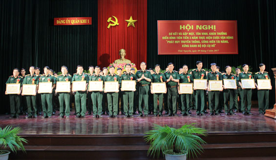 Tiếp tục đẩy mạnh cuộc vận động “Phát huy truyền thống, cống hiến tài năng, xứng danh Bộ đội Cụ Hồ”