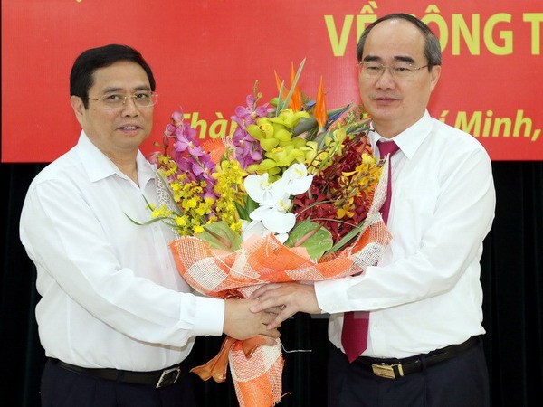 Ông Nguyễn Thiện Nhân giữ chức Bí thư Thành ủy TP Hồ Chí Minh