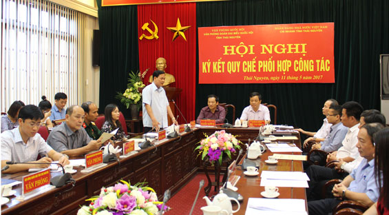 Tăng cường phối hợp công tác giữa Đoàn đại biểu Quốc hội tỉnh và Ngân hàng Nhà nước Chi nhánh tỉnh