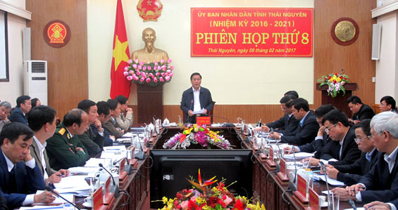 UBND Tỉnh họp phiên thứ 8: Huy động tối đa các nguồn lực đầu tư cho phát triển