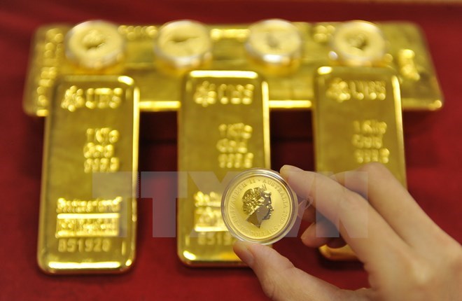 Giá vàng châu Á giảm sau cuộc gặp thượng đỉnh Mỹ-Nhật Bản