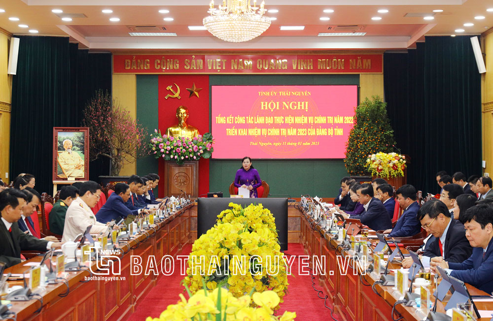 Thái Nguyên: Hoàn thành xuất sắc, toàn diện các chỉ tiêu, nhiệm vụ chính trị