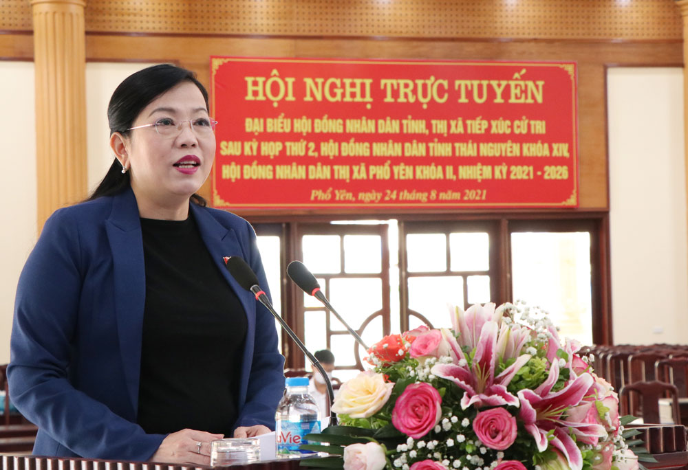 Đại biểu HĐND tỉnh tiếp xúc cử tri sau Kỳ họp thứ 2