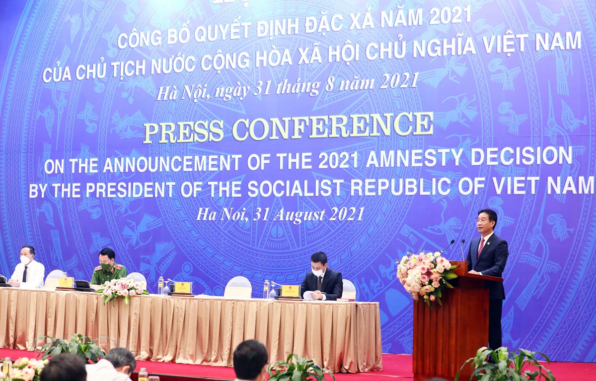 Họp báo công bố Quyết định đặc xá năm 2021 của Chủ tịch nước