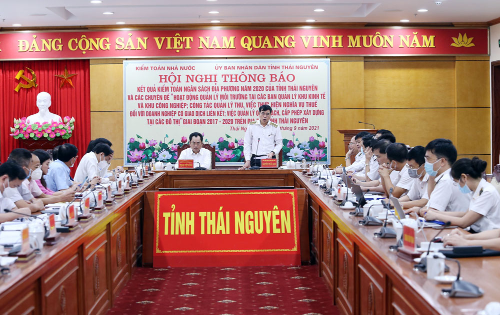Thông báo kết quả kiểm toán ngân sách địa phương năm 2020