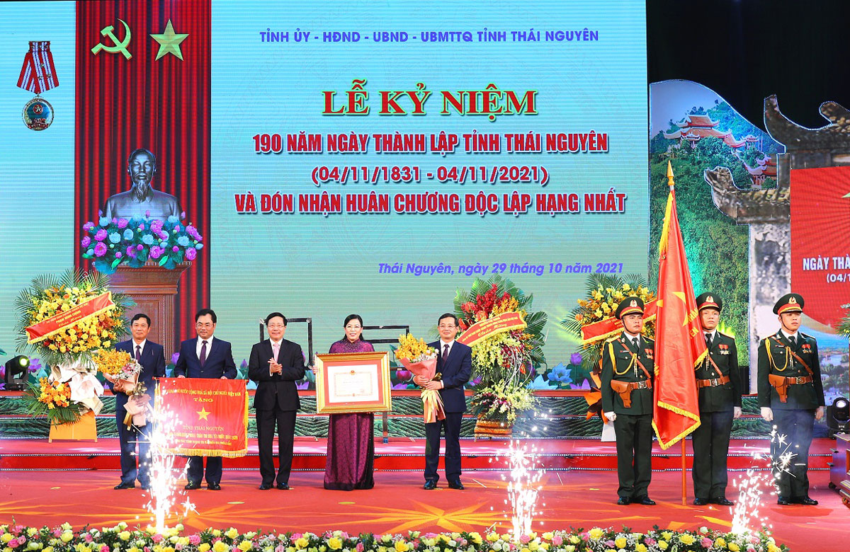 Thư cảm ơn về Lễ Kỷ niệm 190 năm Ngày thành lập tỉnh Thái Nguyên