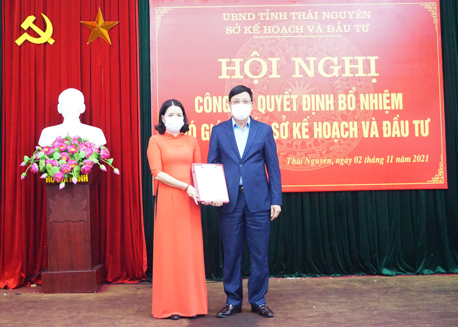 Bổ nhiệm Phó Giám đốc Sở Kế hoạch và Đầu tư