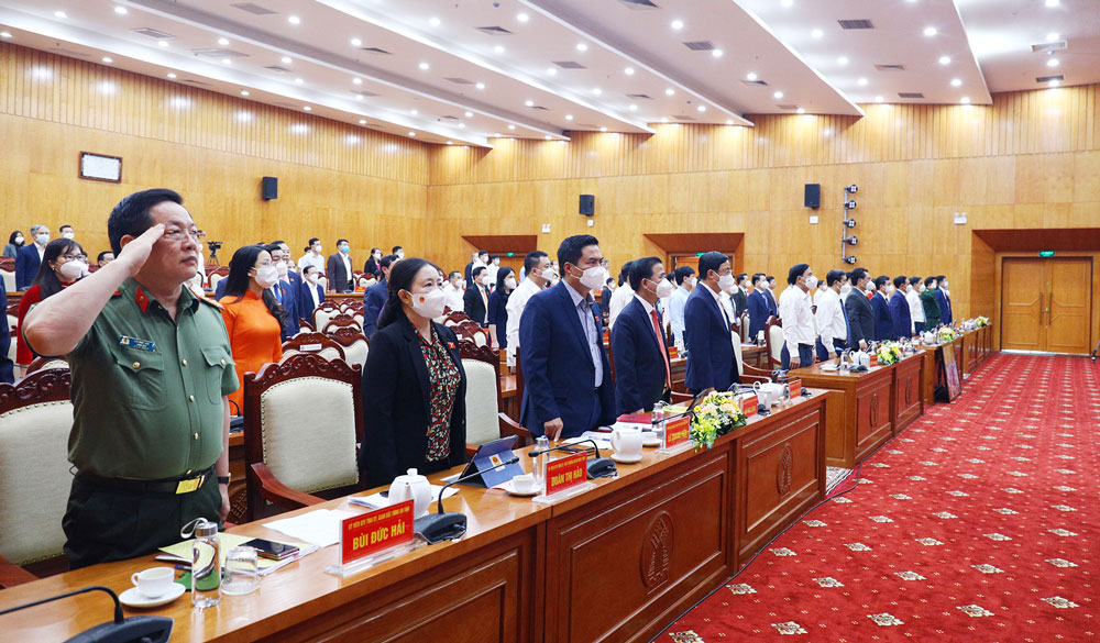 Khai mạc Kỳ họp thứ 3, HĐND tỉnh khóa XIV