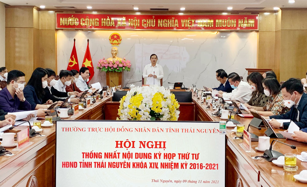 Thống nhất nội dung Kỳ họp thứ 4, HĐND tỉnh khóa XIV