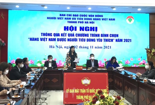 Hà Nội tôn vinh 'Hàng Việt Nam được người tiêu dùng yêu thích' 2021