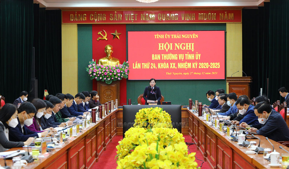 Hội nghị Ban thường vụ Tỉnh ủy lần thứ 24: Cho ý kiến về việc điều chỉnh tăng vốn Dự án Samsung Electro-Mechanics Việt Nam