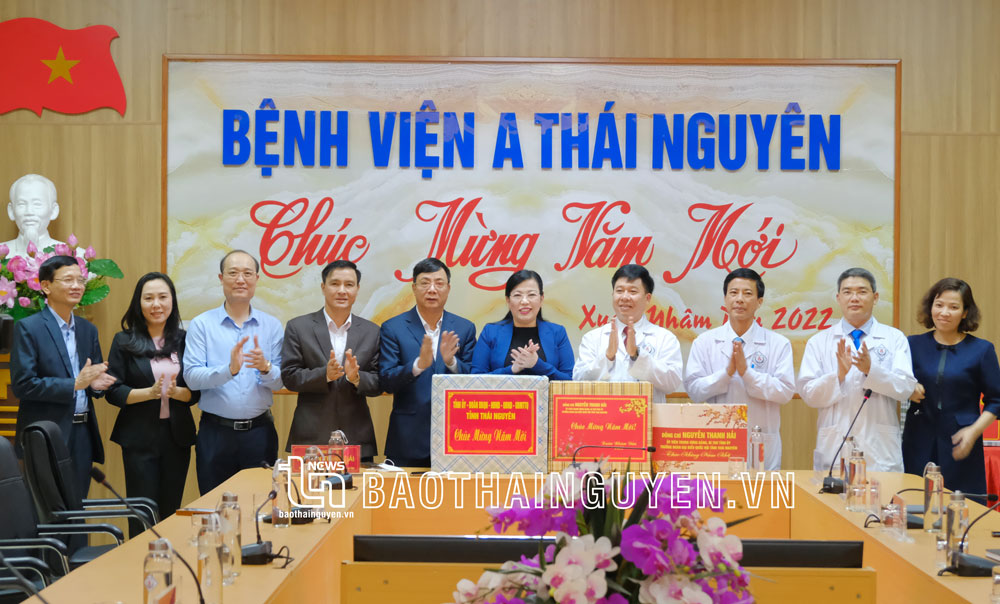 Đồng chí Bí thư Tỉnh uỷ thăm, động viên, chúc Tết các y, bác sĩ