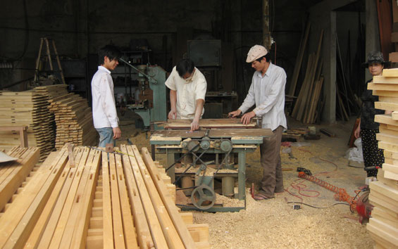 Quan tâm phát triển ngành nghề tiểu thủ công nghiệp