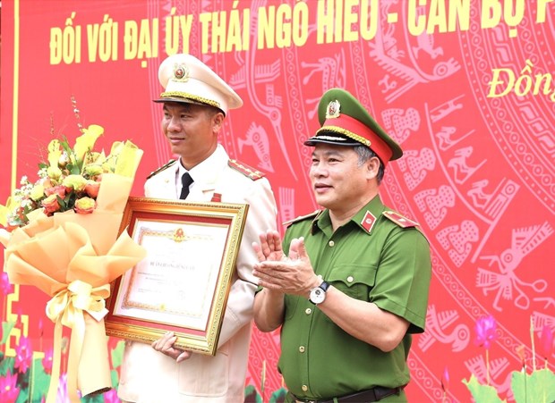 Đồng Nai: Trao Huân chương dũng cảm tặng Đại úy Thái Ngô Hiếu