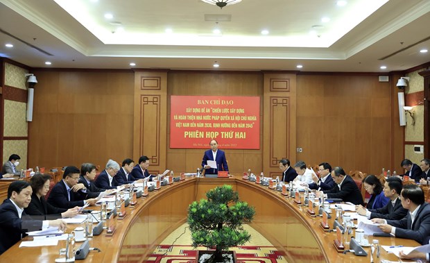 Chủ tịch nước chủ trì phiên họp về xây dựng Nhà nước pháp quyền